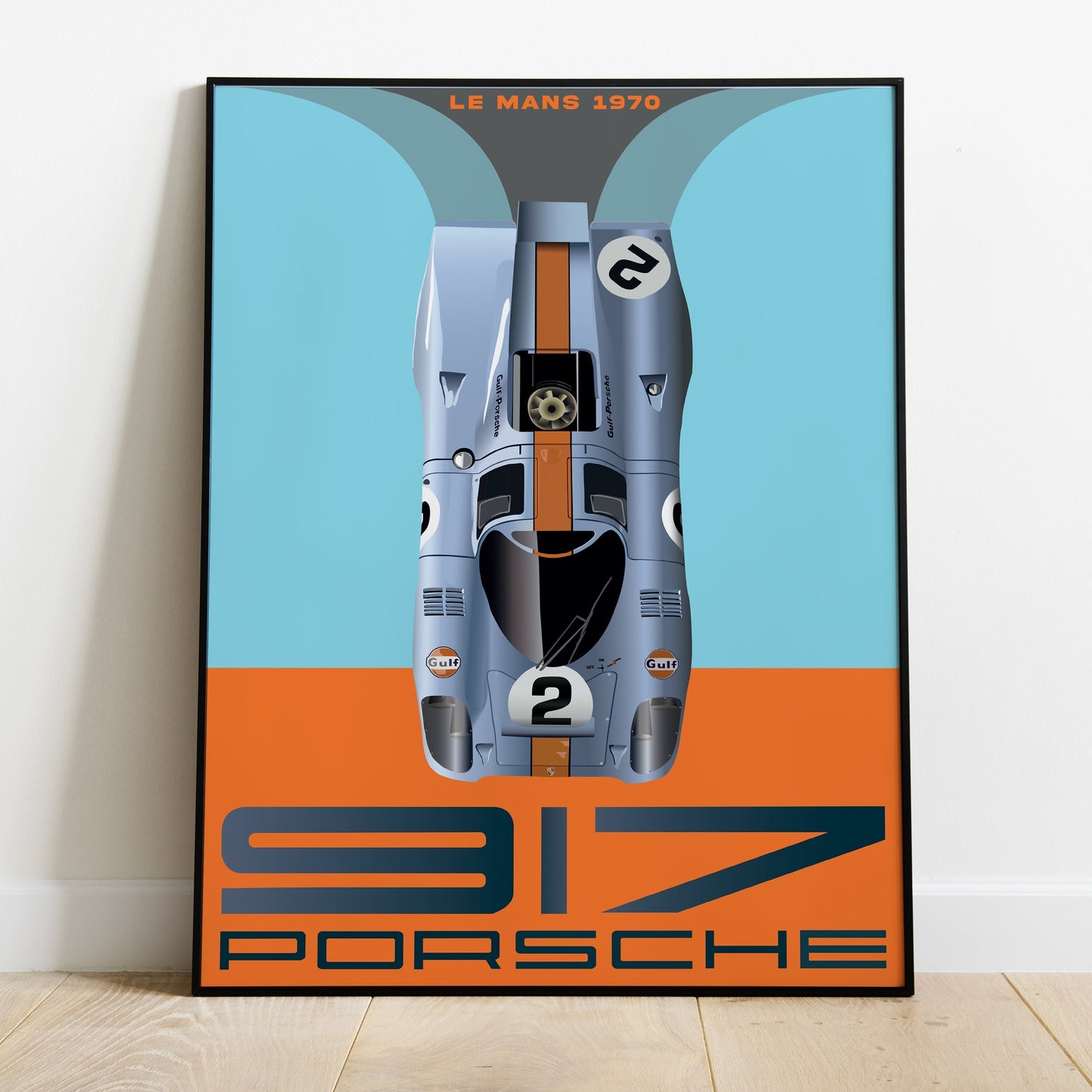 Affiche Porsche 917 Le mans GULF
