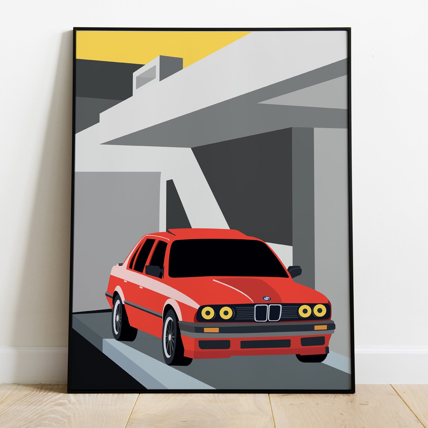 Affiche e30 vintage