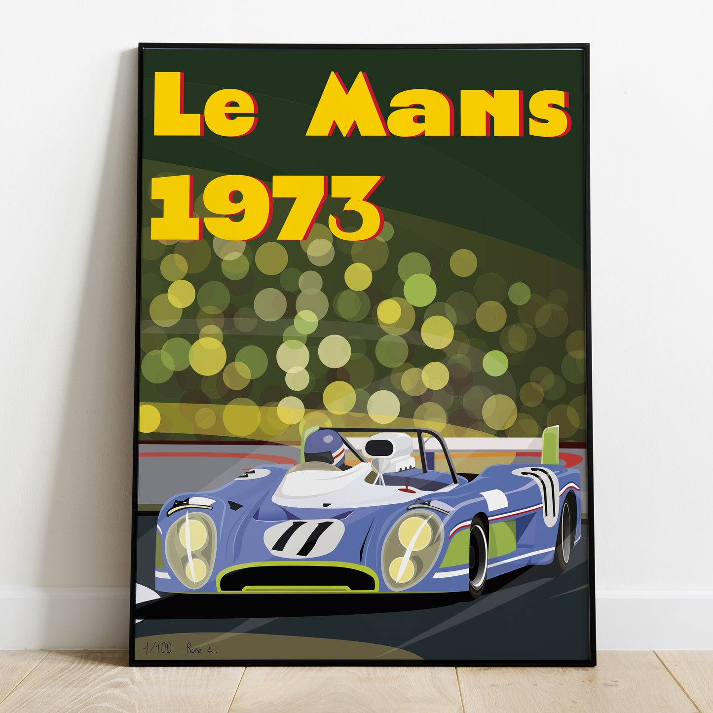 Affiche Matra Le Mans 1973