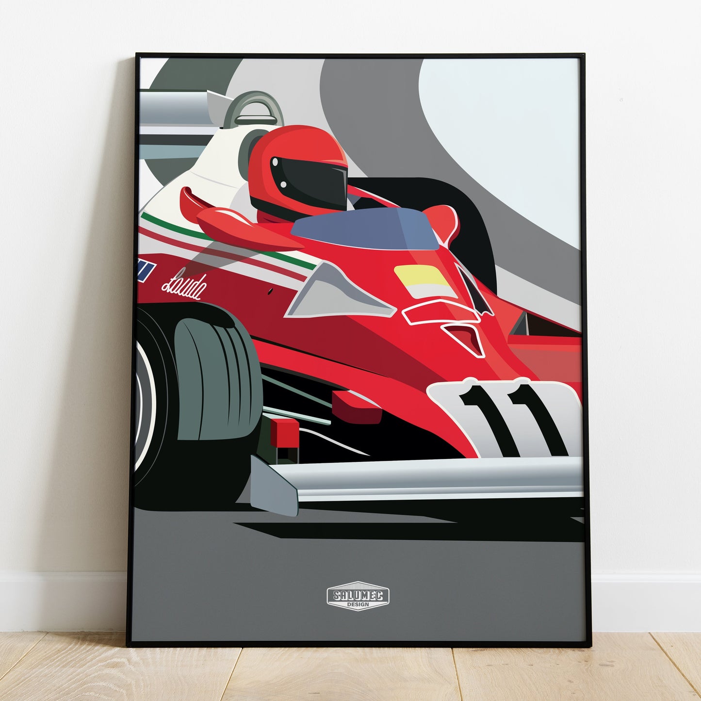 Affiche Formule 1 Lauda