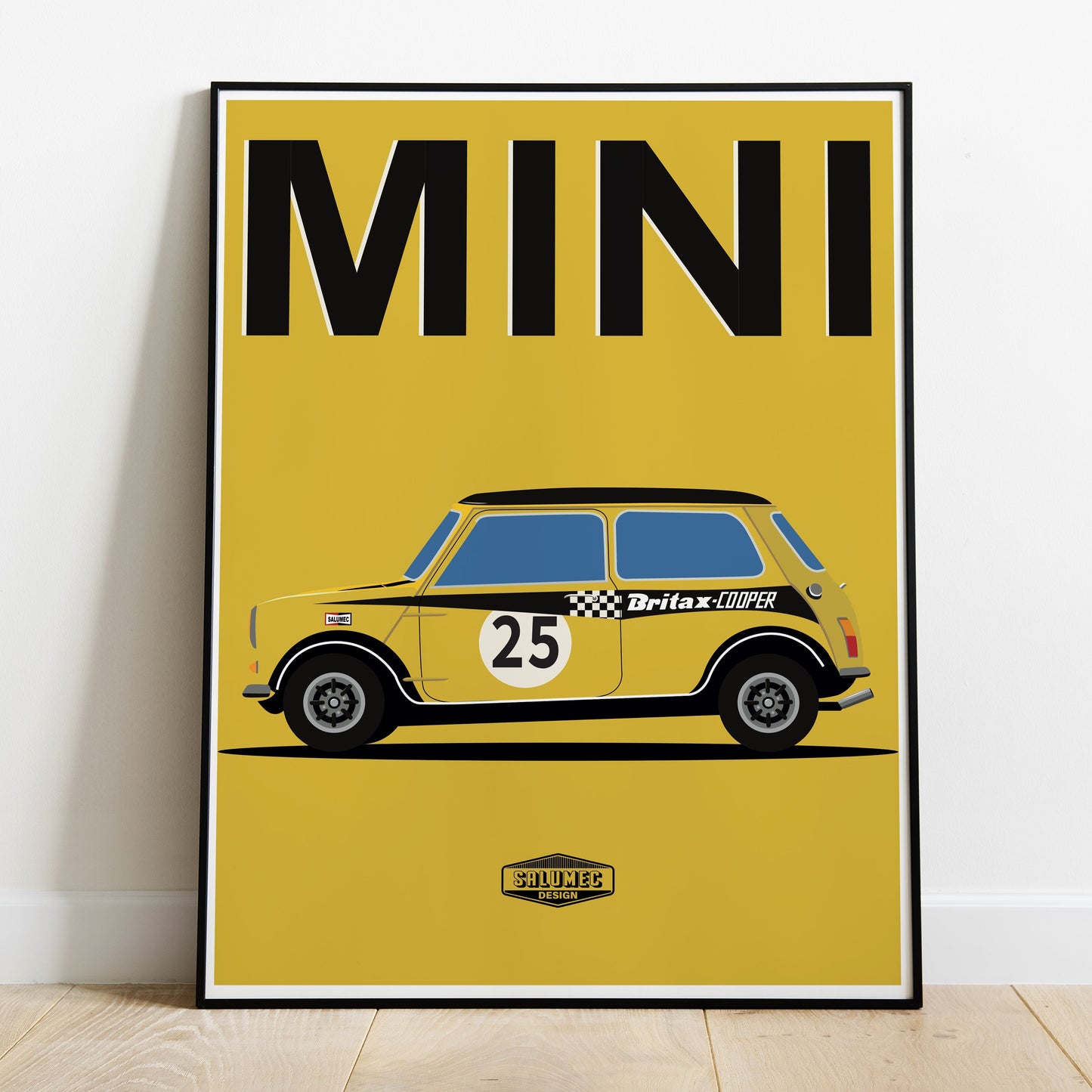 Affiche Mini vintage rallye