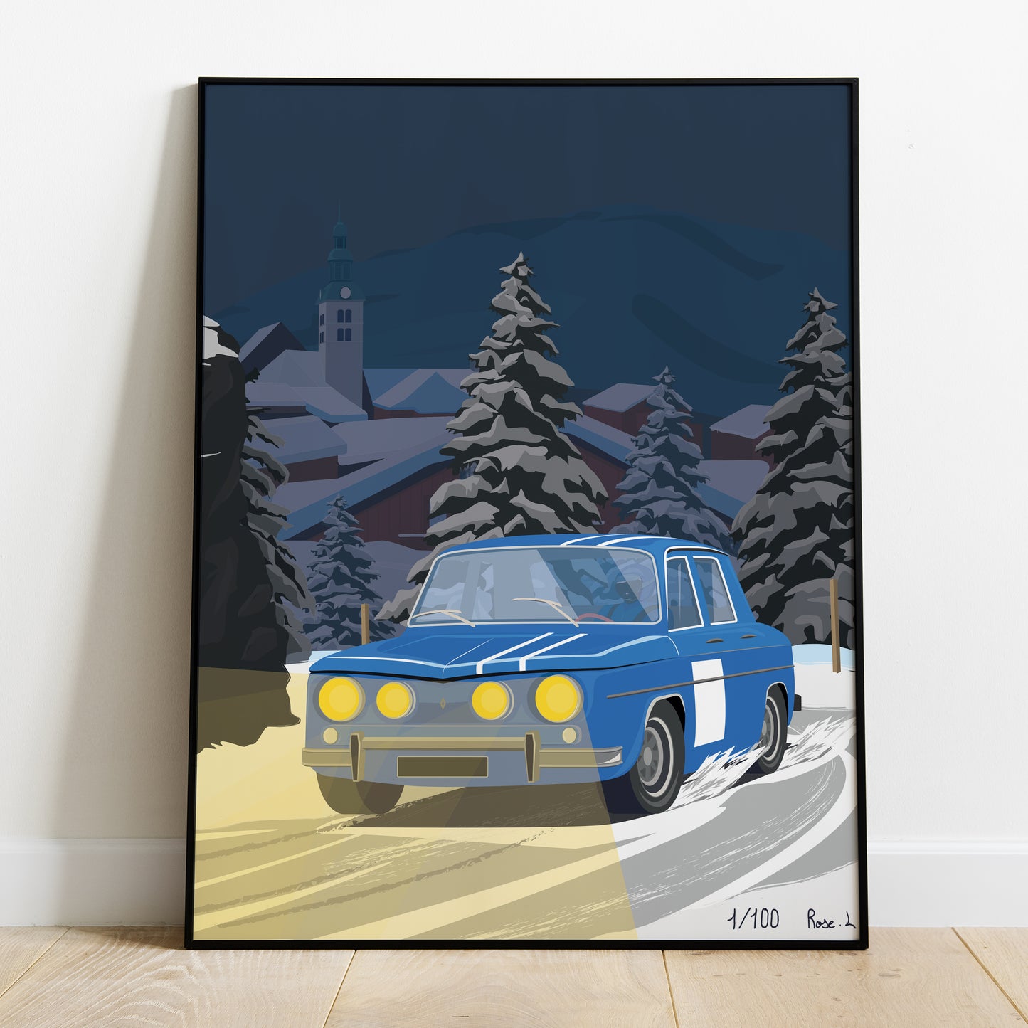 Affiche Gordini Rallye