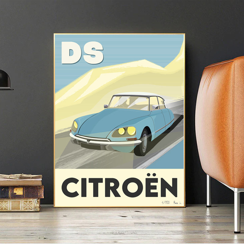 Affiche Citroën DS