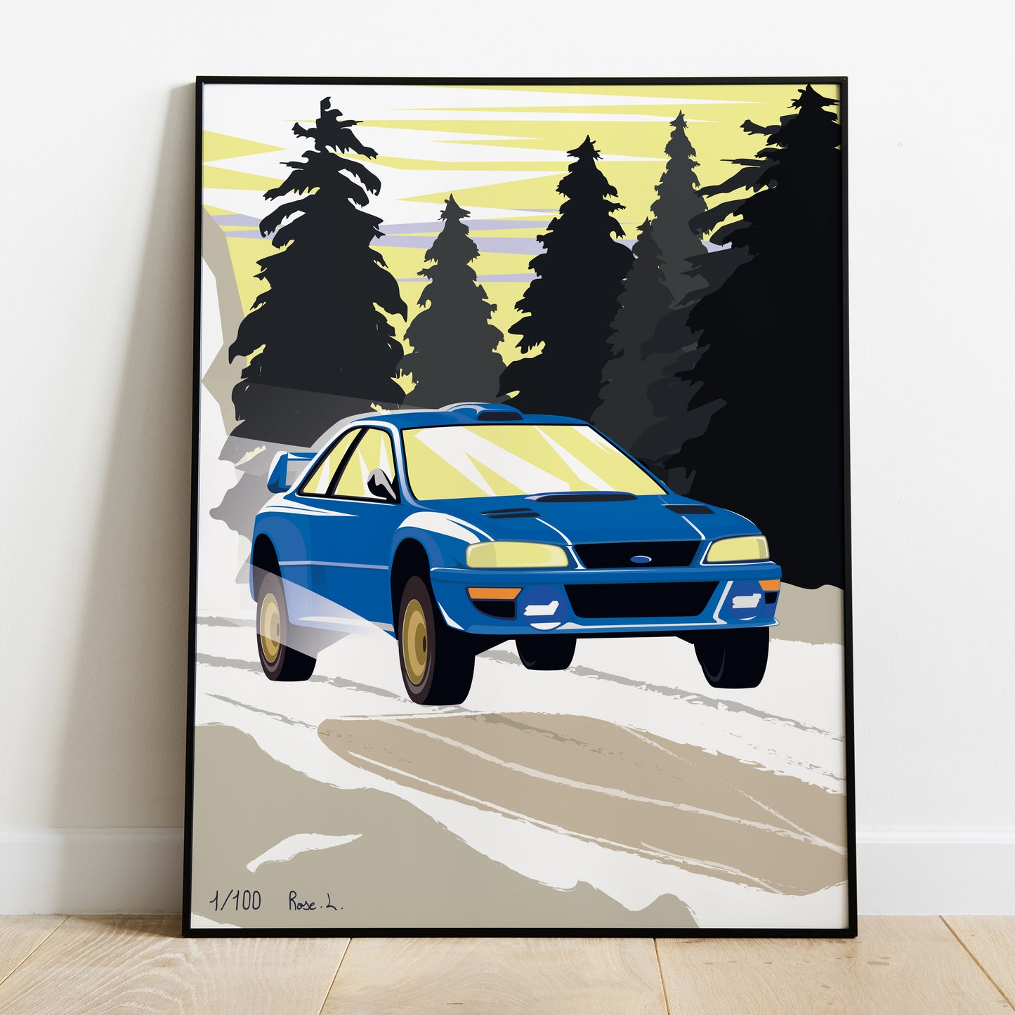 Affiche Impreza Rallye