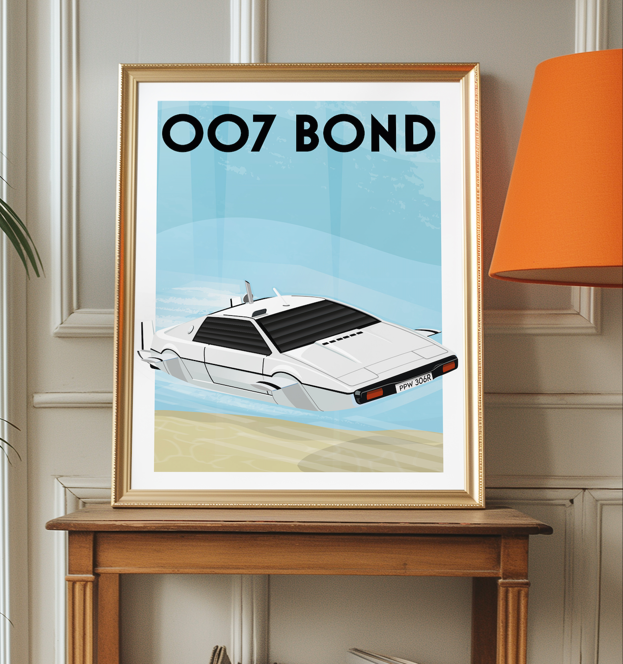 Affiche James Bond 007 Lotus esprit