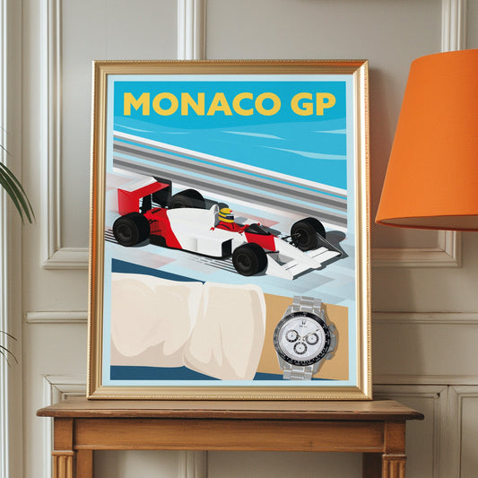 Affiche Grand de Monaco Formule 1 (Rolex)