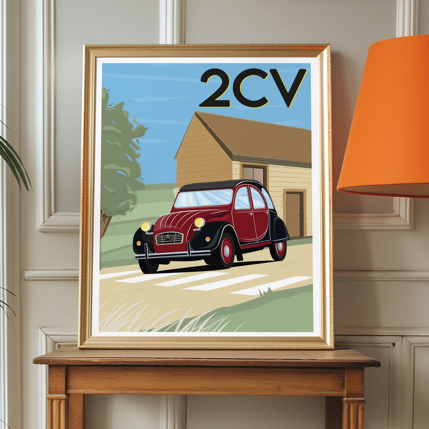 Affiche Citroën 2cv Charleston