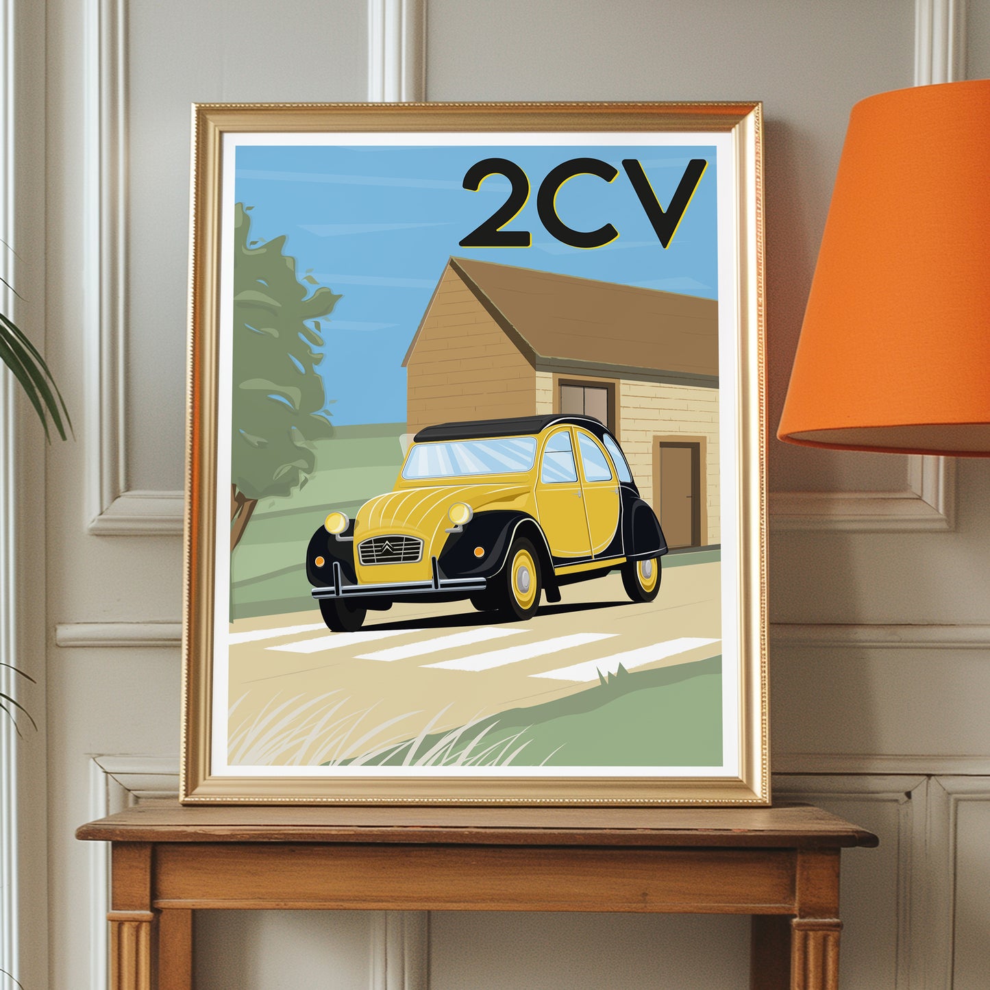 Affiche Citroën 2cv Charleston