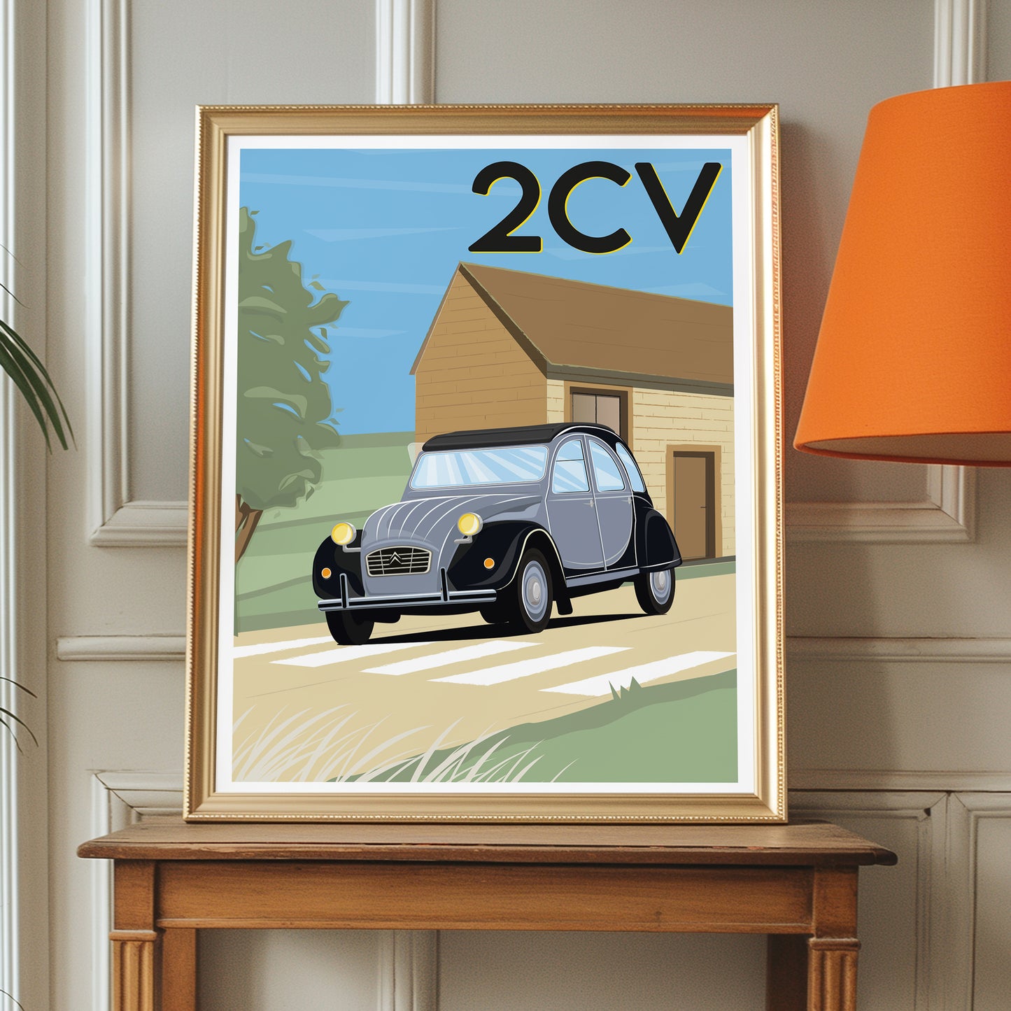 Affiche Citroën 2cv Charleston