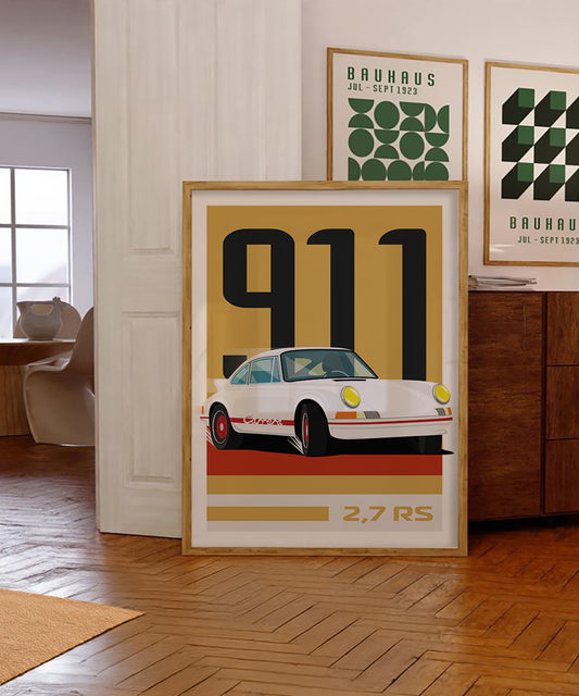 Illustration Porsche 911 2,7 rs carrera