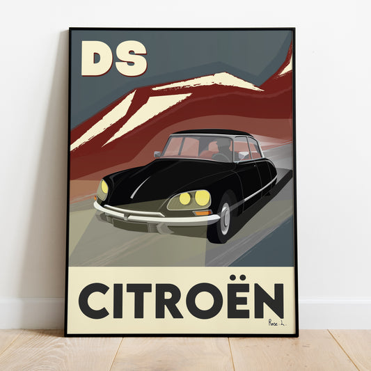 Affiche Citroën DS pallas