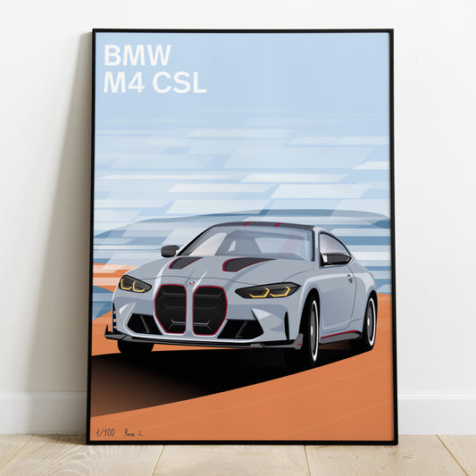 Affiche M4 CSL