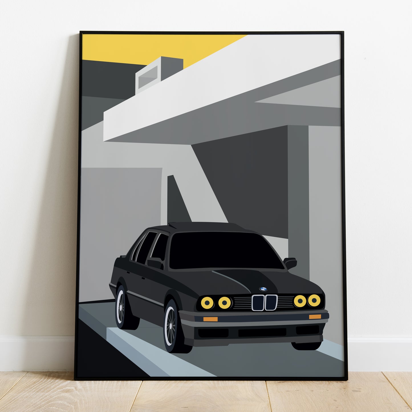 Affiche e30 vintage
