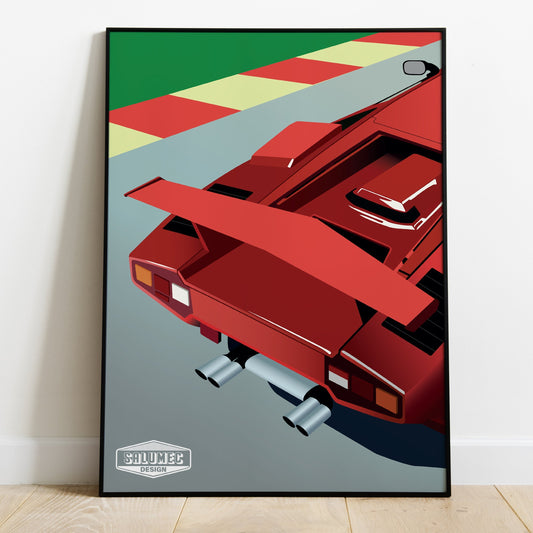 Affiche Lamborghini Countach