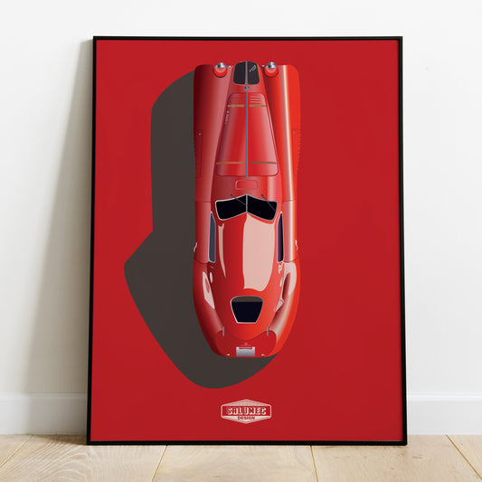 Affiche Alfa roméo 8C 2900B