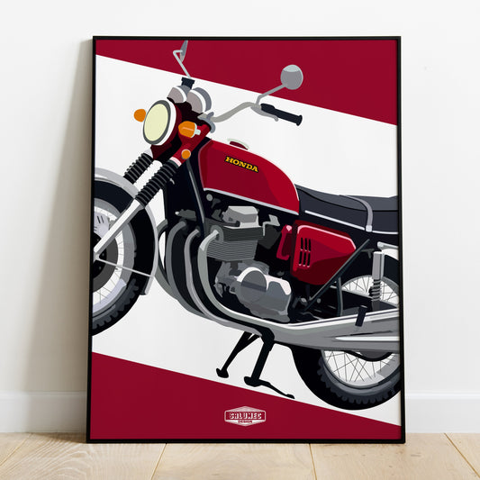 Affiche moto Honda Cb Four
