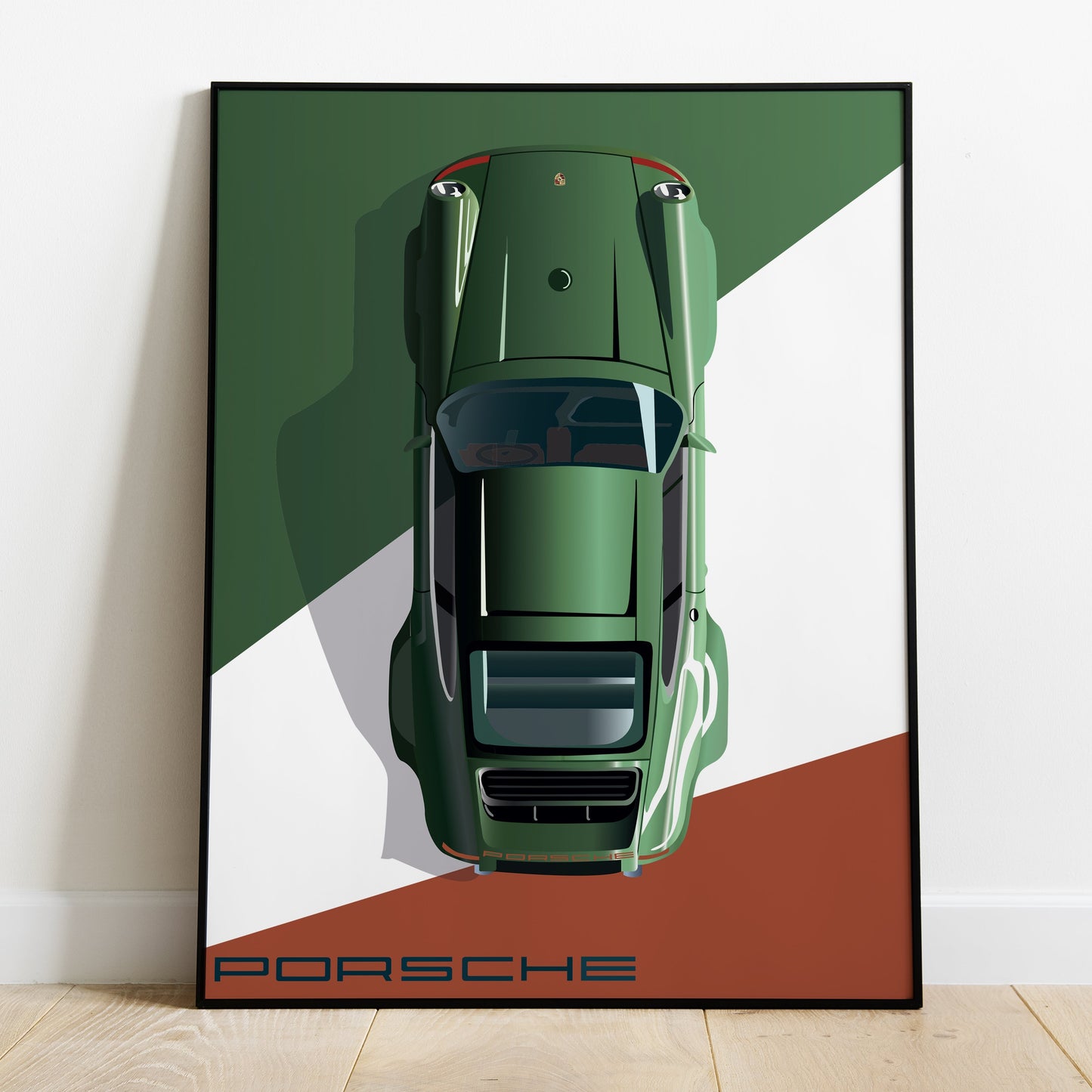 Affiche 911 turbo Vintage
