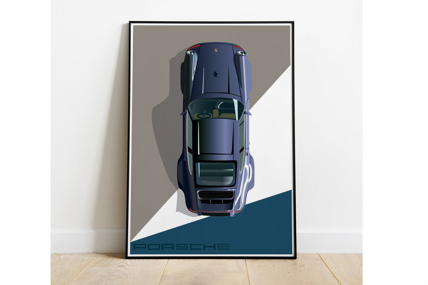 Affiche 911 turbo Vintage