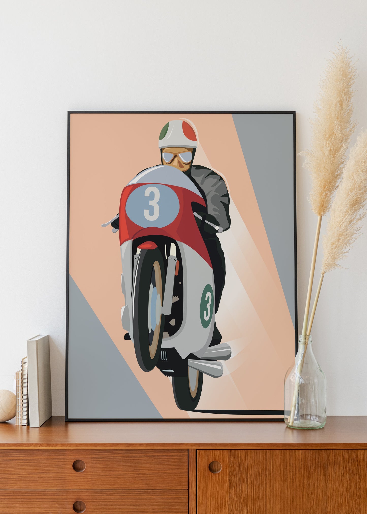 Affiche MV agusta Moto vintage