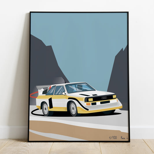 Affiche quattro Rallye