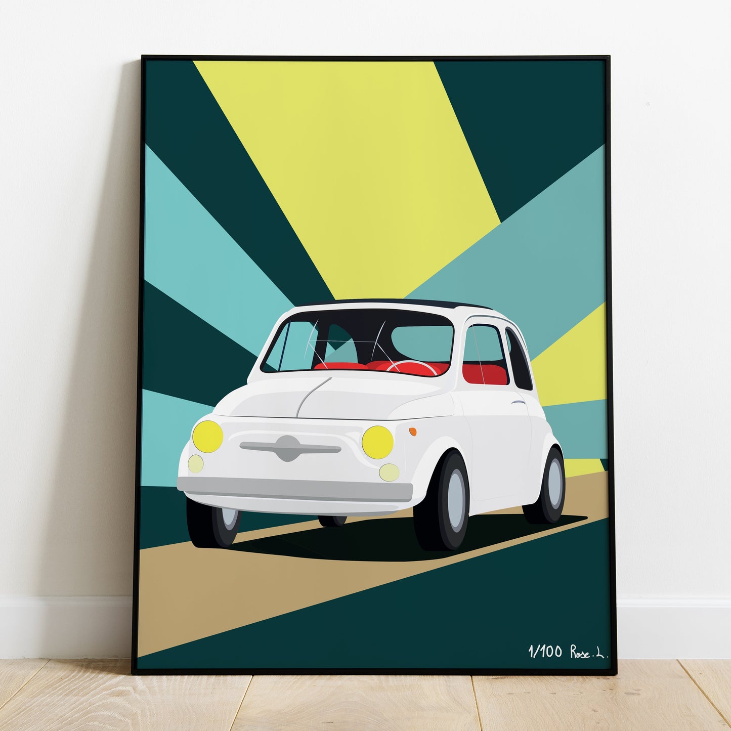 Affiche Fiat 500