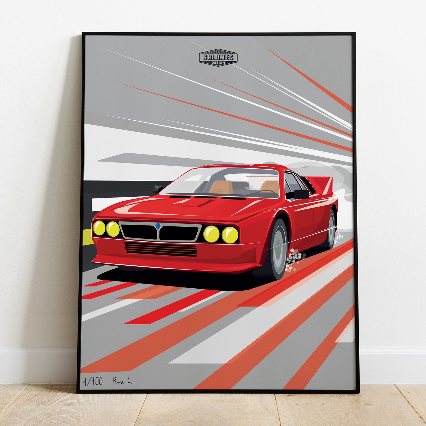Affiche Lancia 037 Rallye