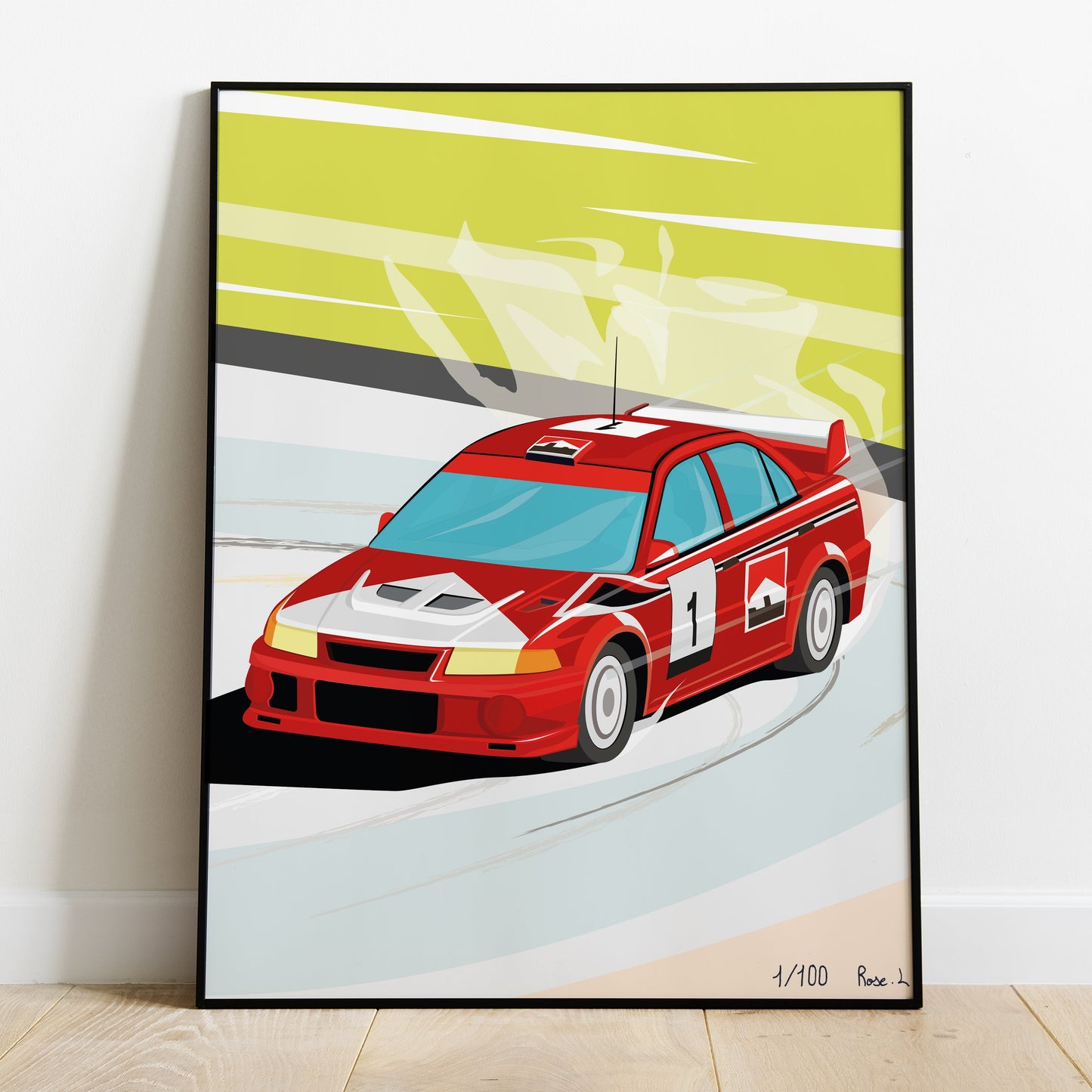 Affiche Lancer Rallye