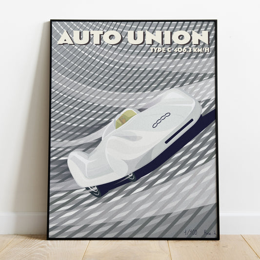 Affiche Auto Union