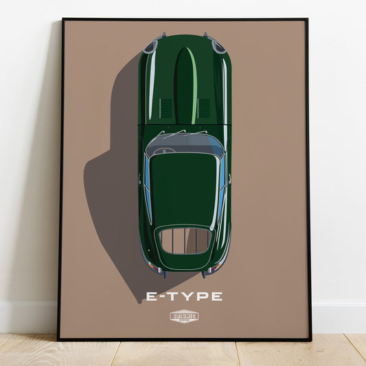 Affiche E-TYPE vintage
