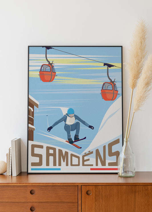 Affiche Samoëns ski