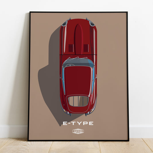 Affiche E-TYPE vintage